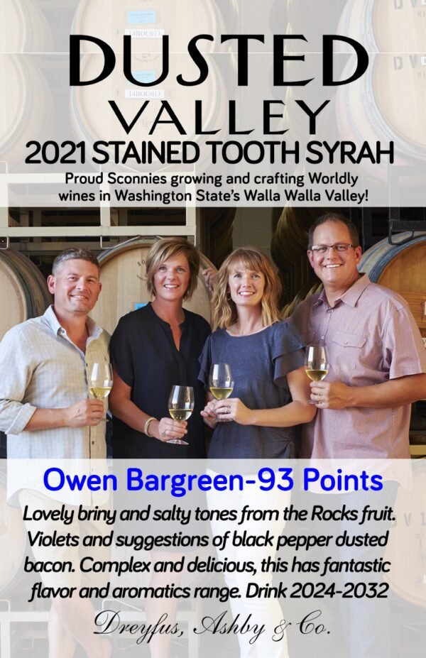 Dusted Valley Stained Tooth Syrah - Image 3