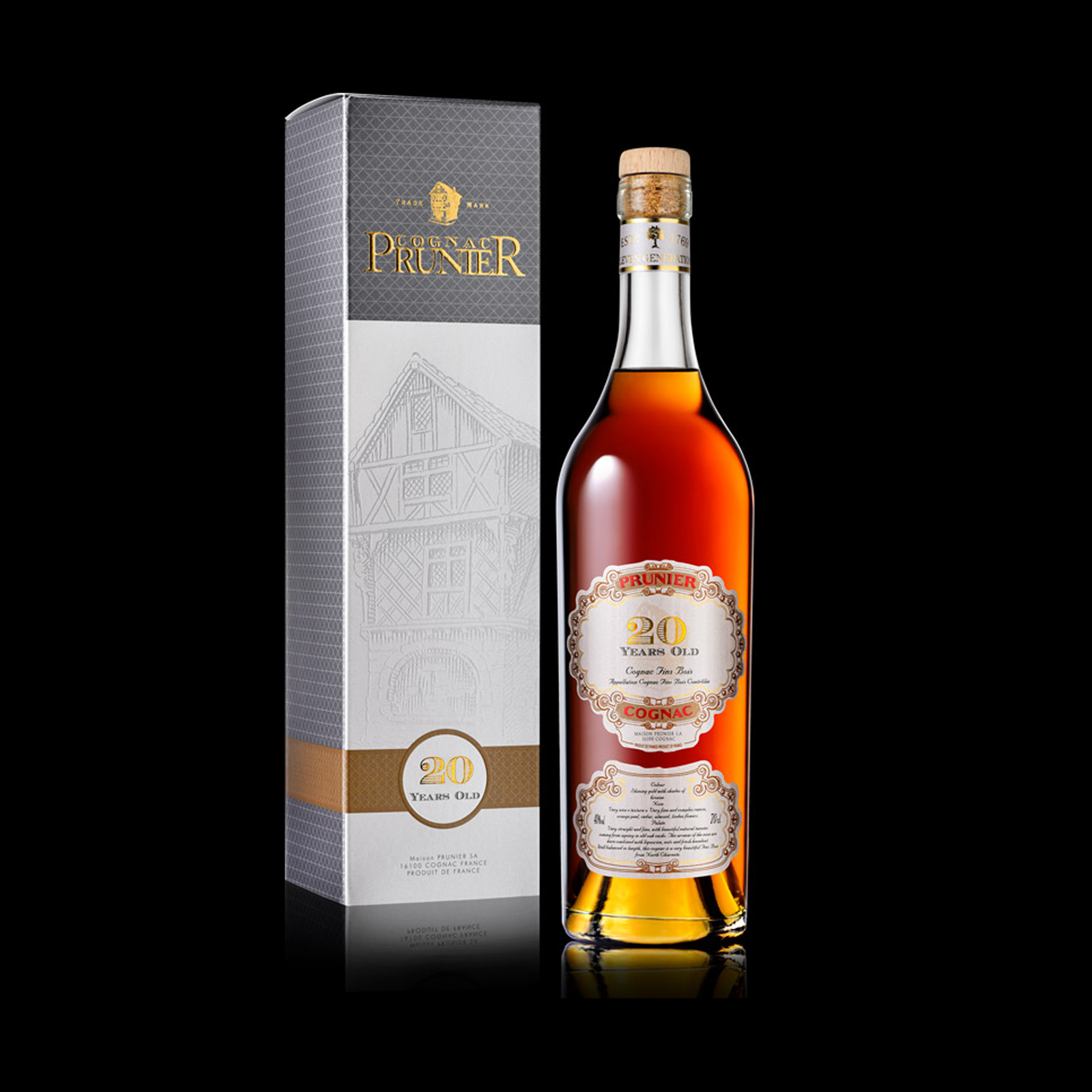 Prunier 20 Years Old Cognac